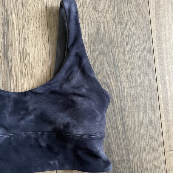 Lululemon Align Reversible Bra Light Support Sz 6 A/B Cup Nulu Gray Blue/Gray - Picture 2 of 8